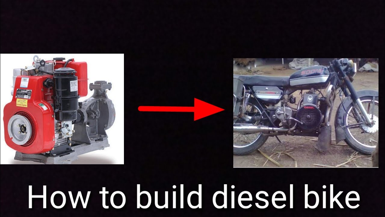 Diesel engine bike... .. good idea!!!!!!!!