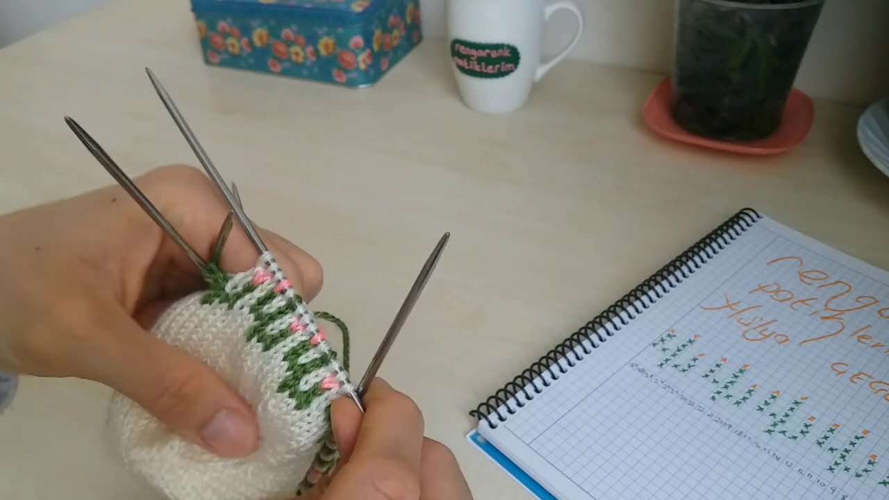 Kaktus Model Bes Sis Patik Yapimi~ Rengarenk Patiklerim