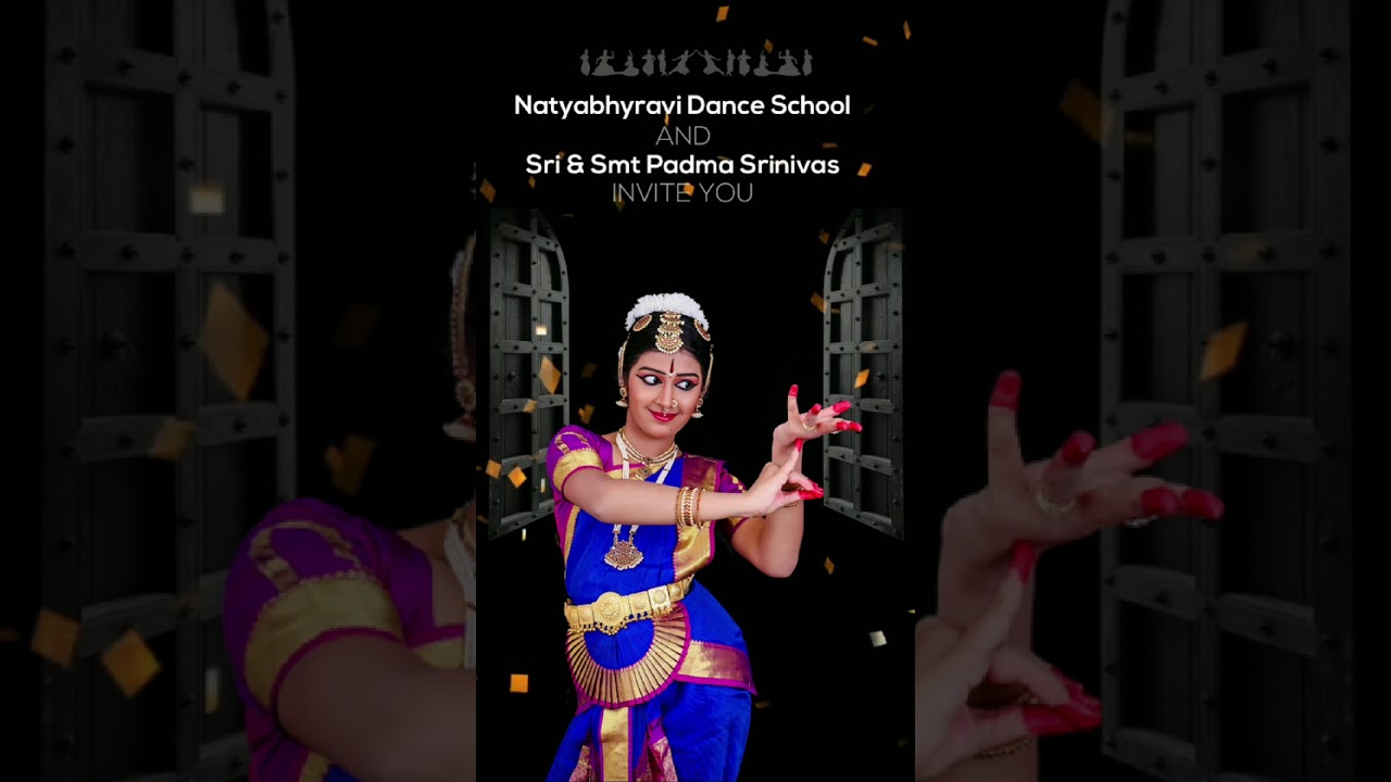 Bharatanatyam Gejje Pooje Invitation