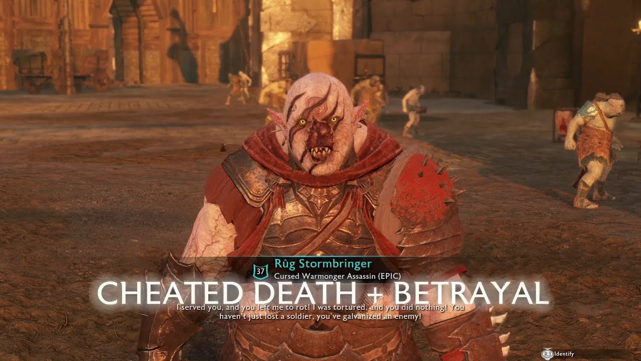 I made a skinless necromancer Stormbringer (version 1.18)   -  Shadow of war　[PS5]