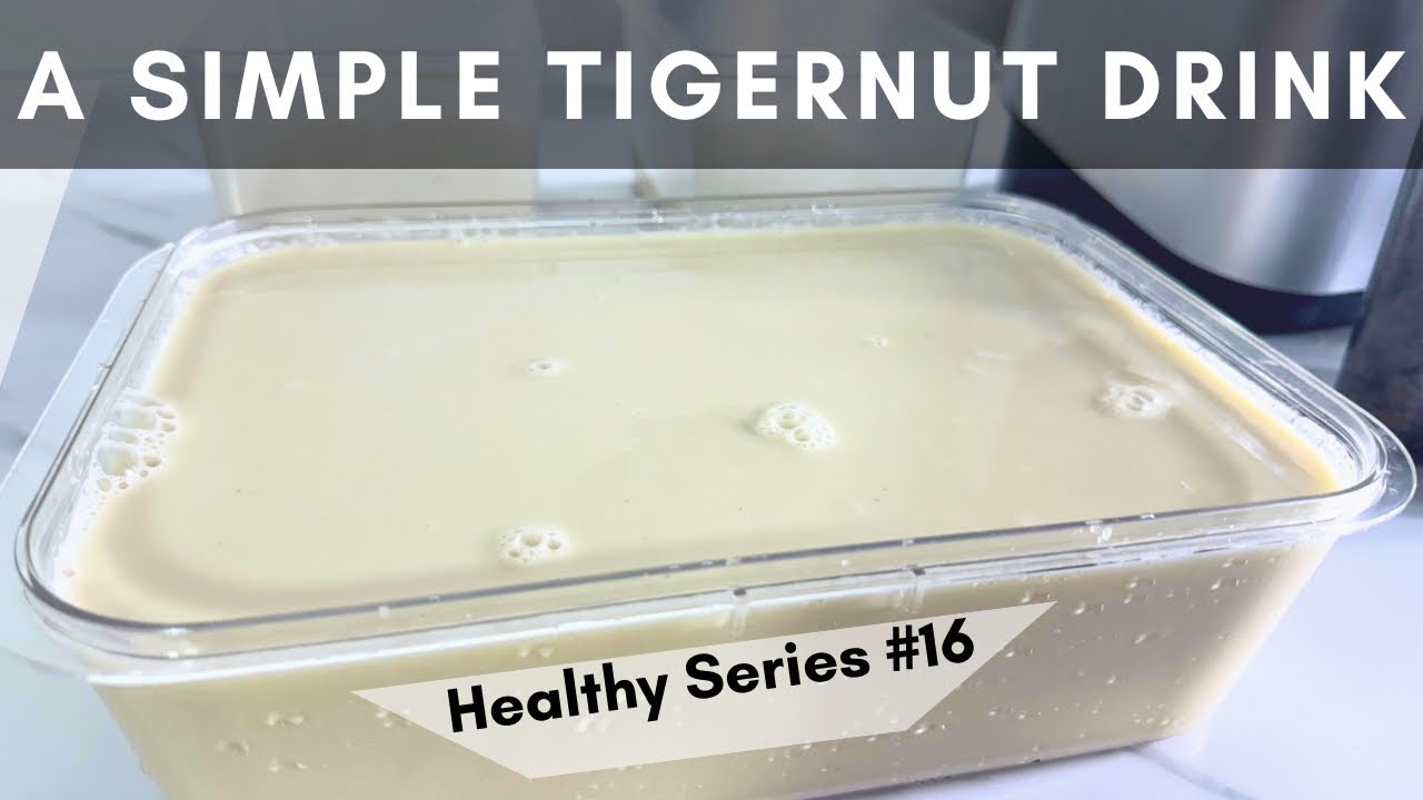 Simple Homemade Tiger Nut Milk with a Juicer | Easy & Healthy Tigernut Drink | Oluwatunseyi