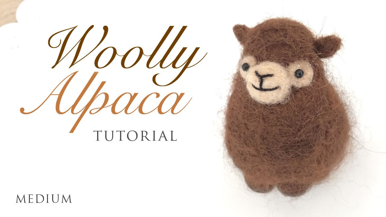Woolly Needlefelt Alpaca - Collab With LittleSurprisesYT