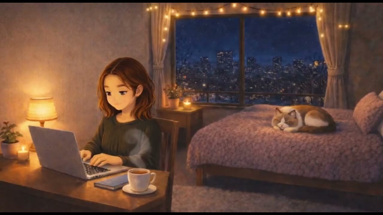 2 Hour of Lo-Fi Beats for Studying. Deep Focus & Chill Background Music