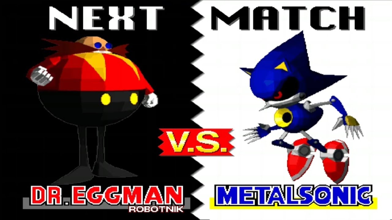 Dr. Eggman VS Metal Sonic - Sonic The Fighters