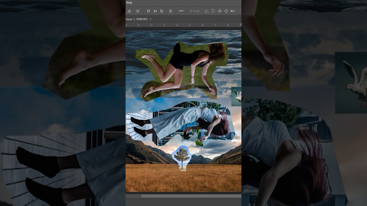 Realistic manipulation photo editing / surreal art #photoshop #manipulation