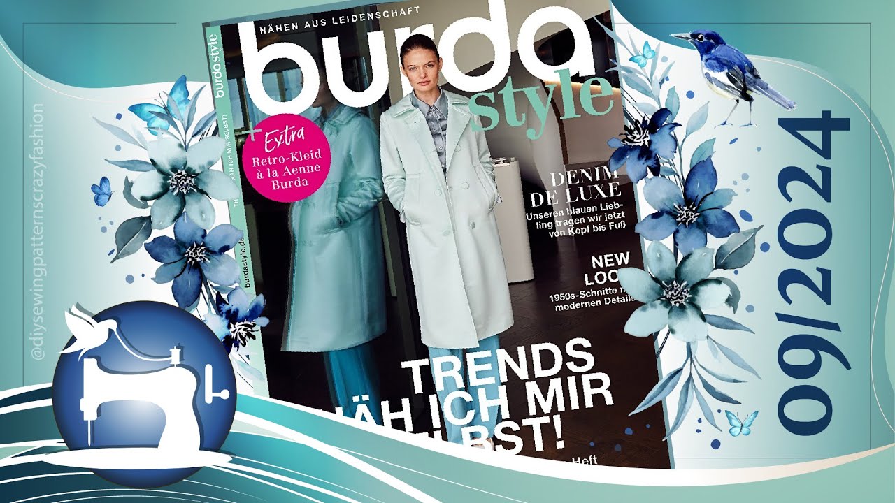 Журнал Burda Style 9/2024 Must-Have сезона! Самые красивые вещи для шитья! Sewing Pattern Magazines!
