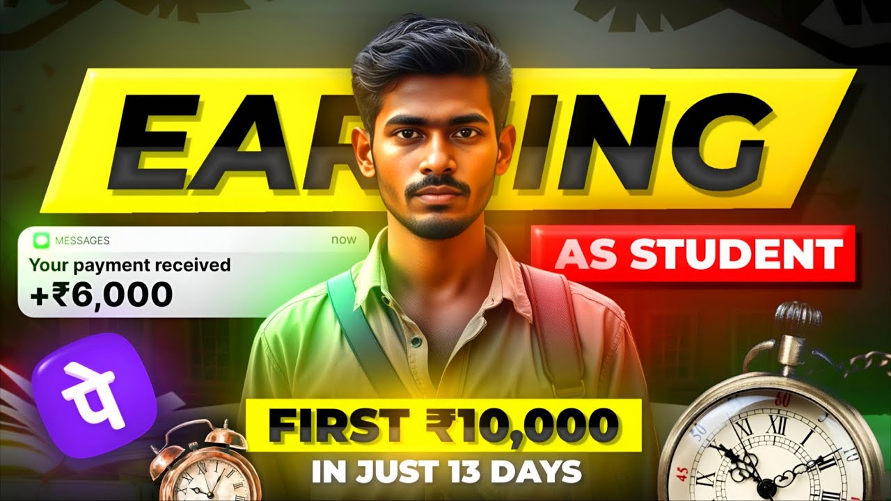 5 Simple Ways to Make Money as a Indian Student | Earn Your First Online Income in India