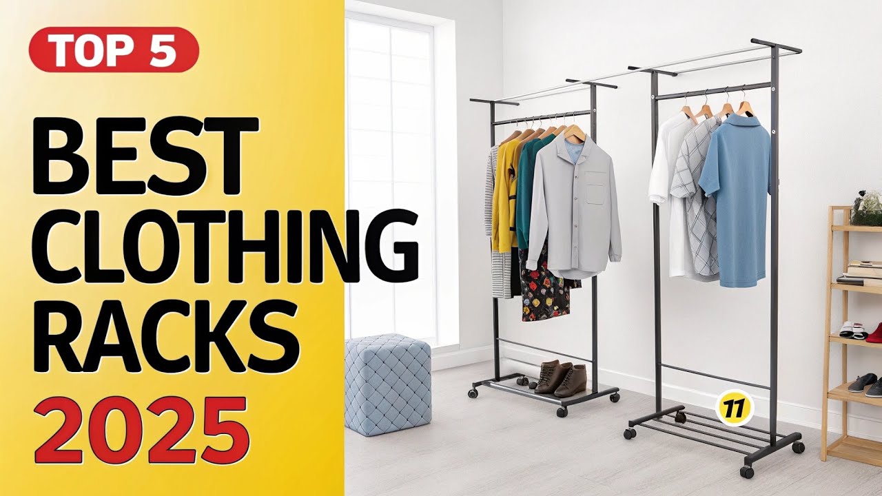 **"Top 5 Best Clothing Racks of 2025 | Space-Saving & Stylish Picks!**