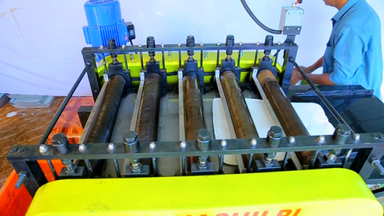 Lohashilpi Automatic Rubber Sheeting Machine Double Groove model