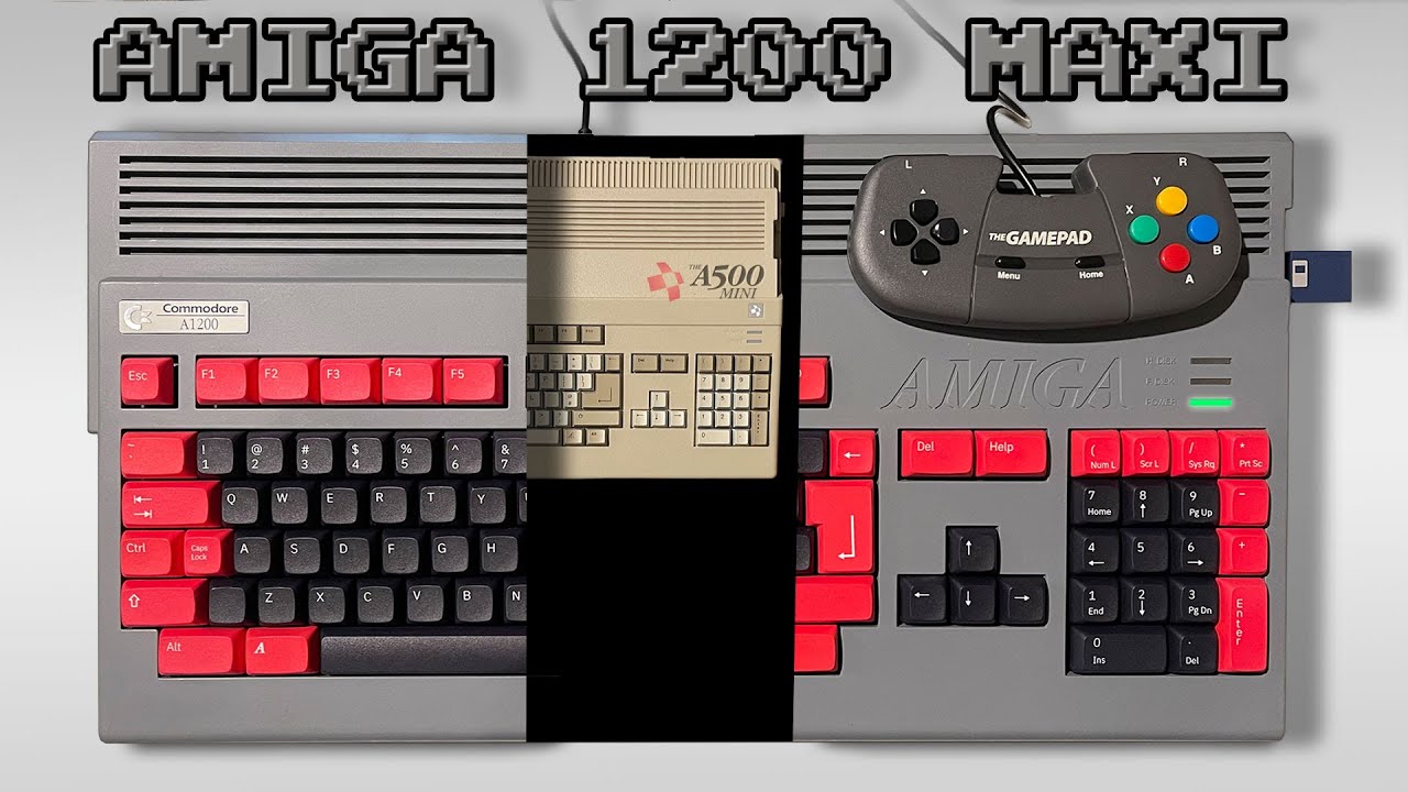 Сборка A1200 MAXI на базе THEA500 Mini (настоящая клавиатура и WB3.1!)