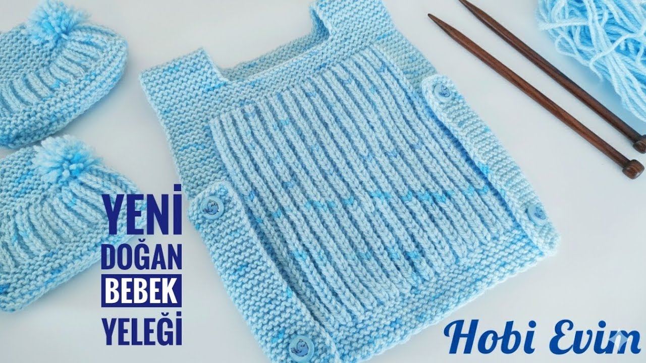 ​💖 Kolay ve Şık Bebek Yeleği Yapılışı | Yeni Başlayanlar İçin Adım Adım Anlatım 