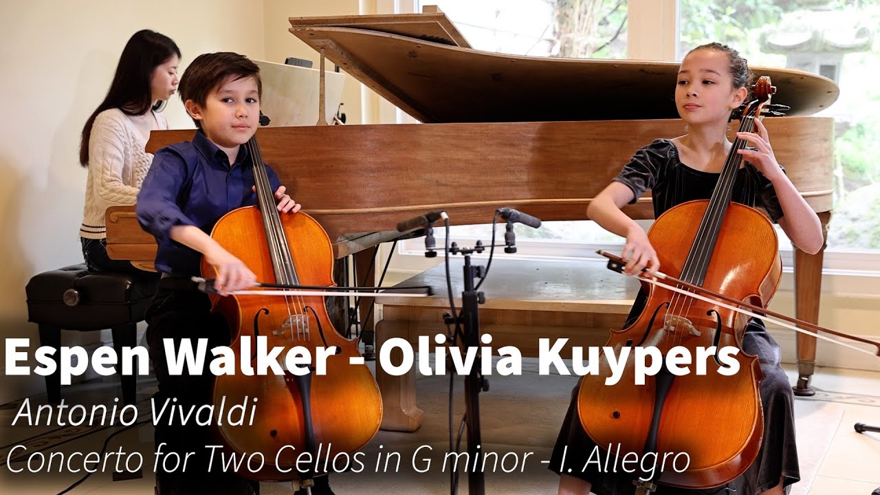 Espen Walker and Olivia Kuypers - Vivaldi Concerto for 2 Cellos in G minor