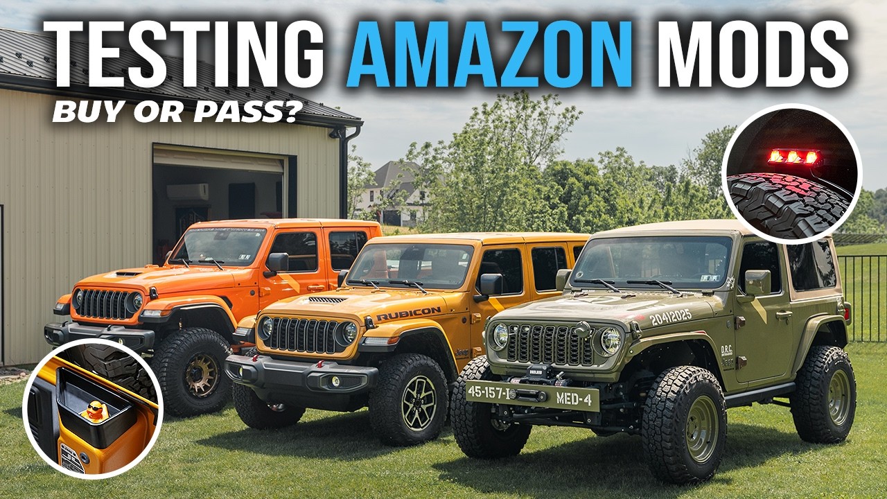 Testing 8 AMAZON Jeep Mods: Smash or Pass