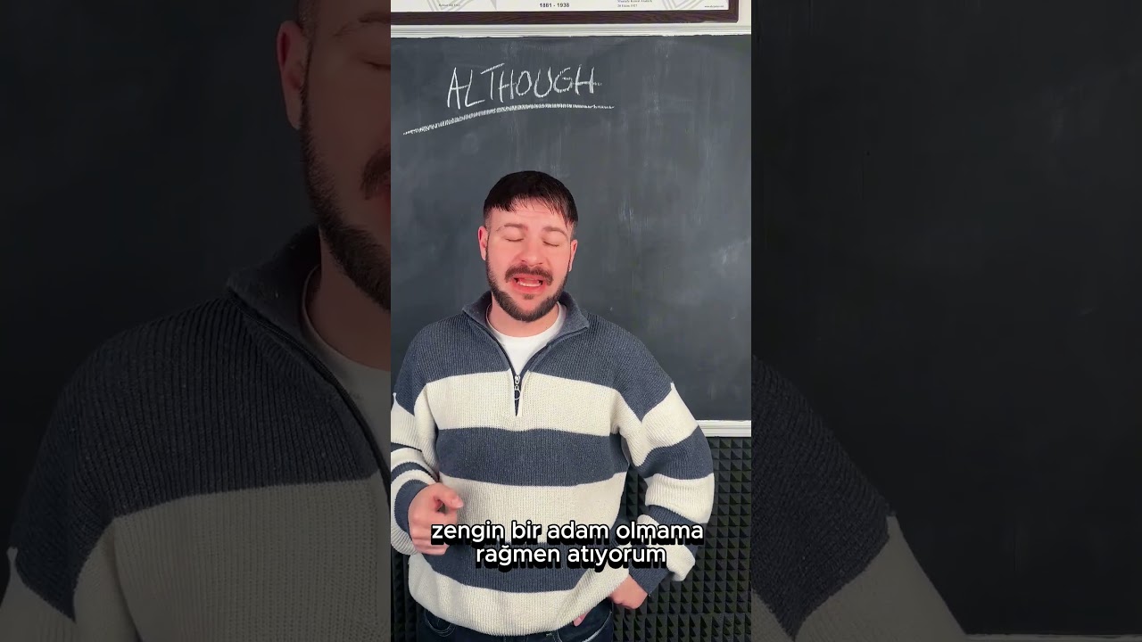 'ALTHOUGH' nedir? Bir sonraki videomuzda anlatmamızı istediğiniz konuları sizde yorumlarda belirtin