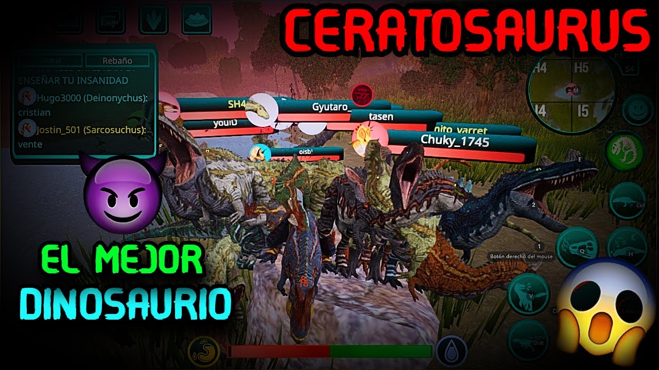 INVASIÓN MASIVA DE CERATOSAURUS // EL DINOSAURIO MAS FUERTE DE THE CURSED ISLE