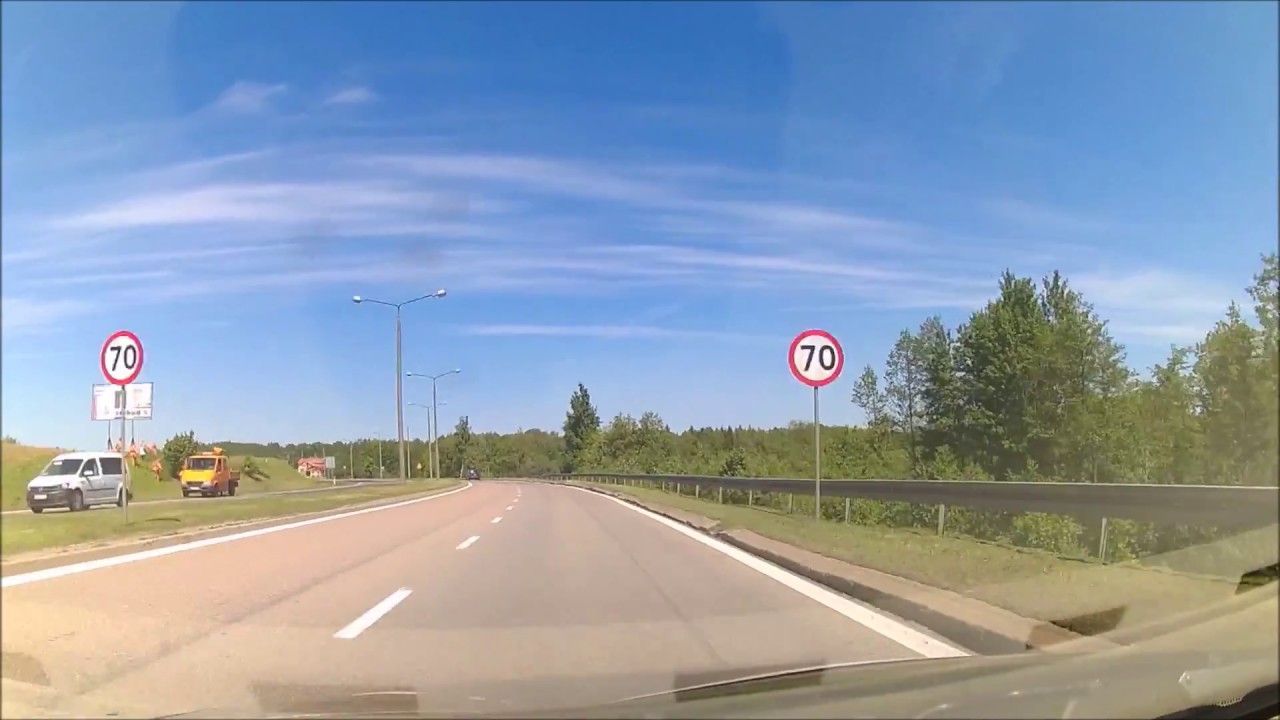 Crossing the border Poland - Lithuania