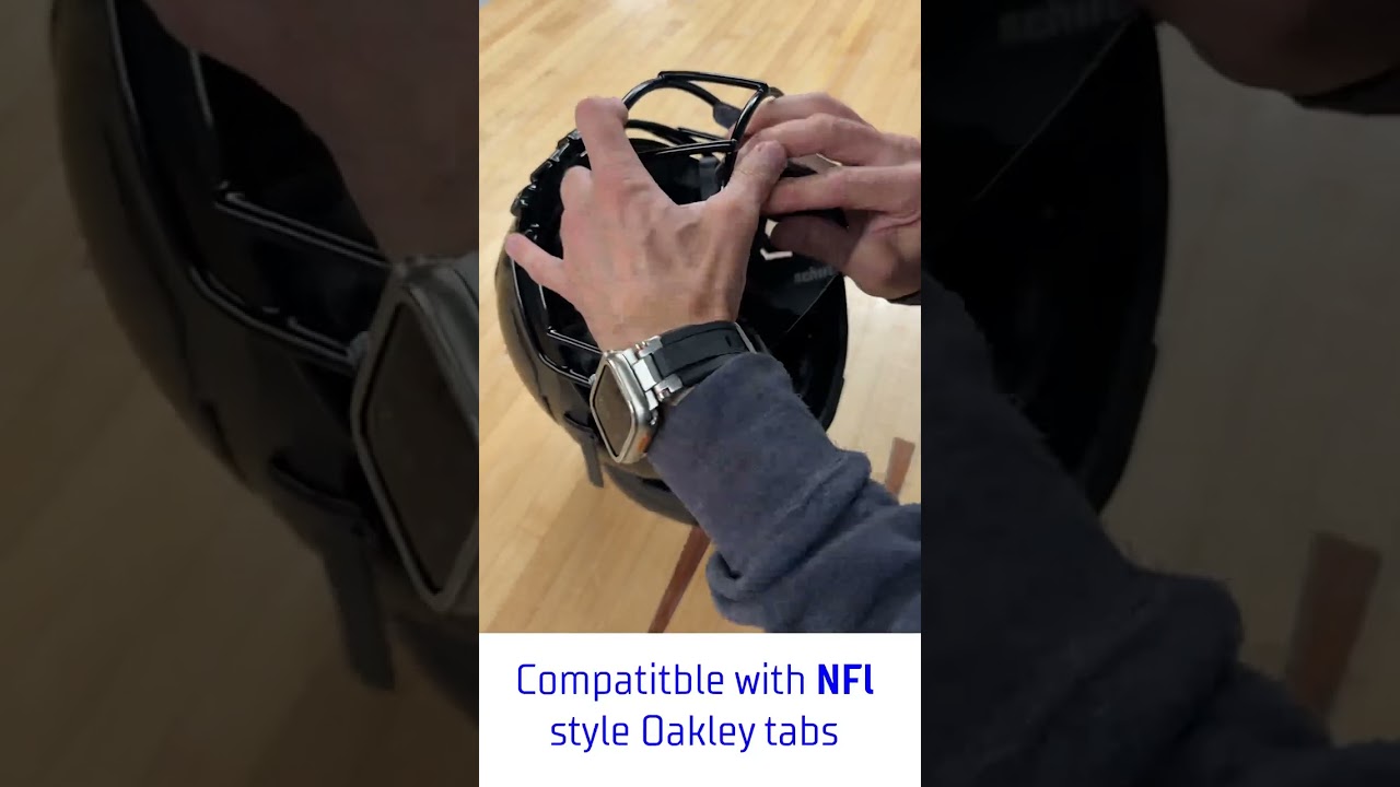 How to Install and Remove a Schutt F7 Switch Shield Visor on a Schutt F7 Pro Football Helmet