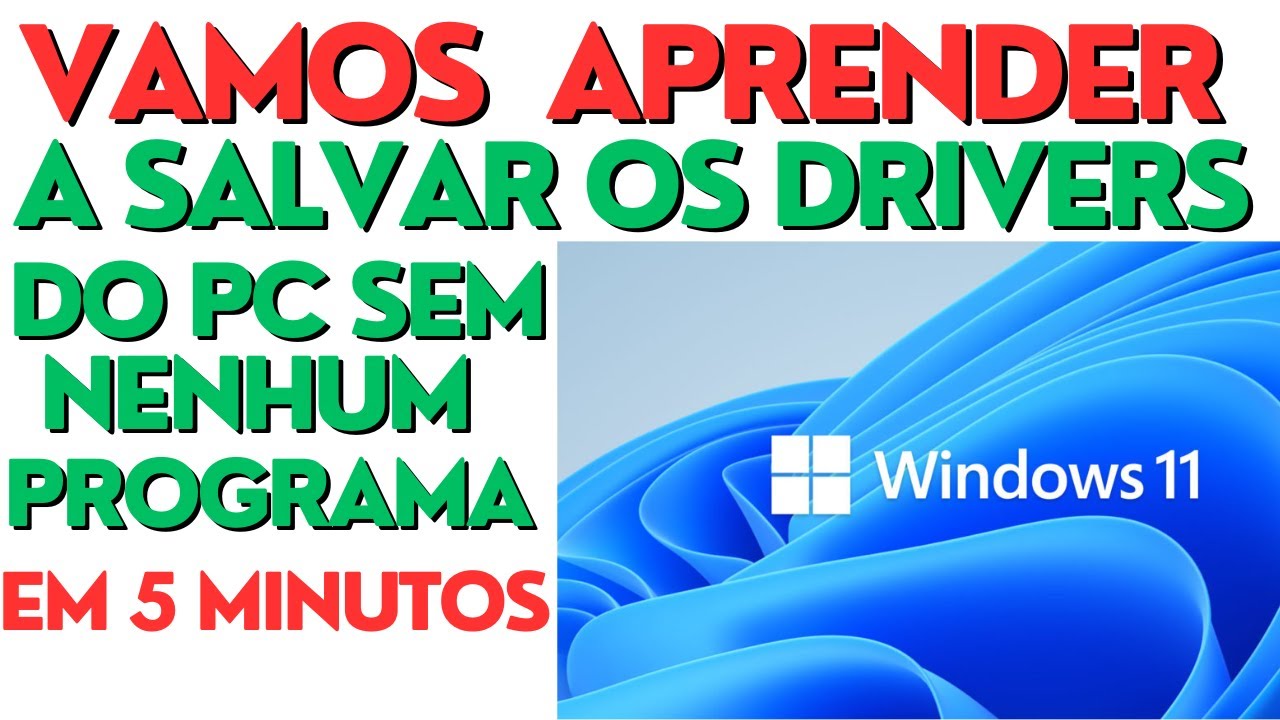 Vamos Aprender a Salvar os Driver Antes de Formatar PC Sem Nenhum Programa em Apenas Alguns Cliques.