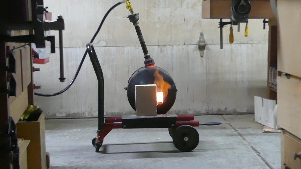 Make a propane forge & burner (without welding)