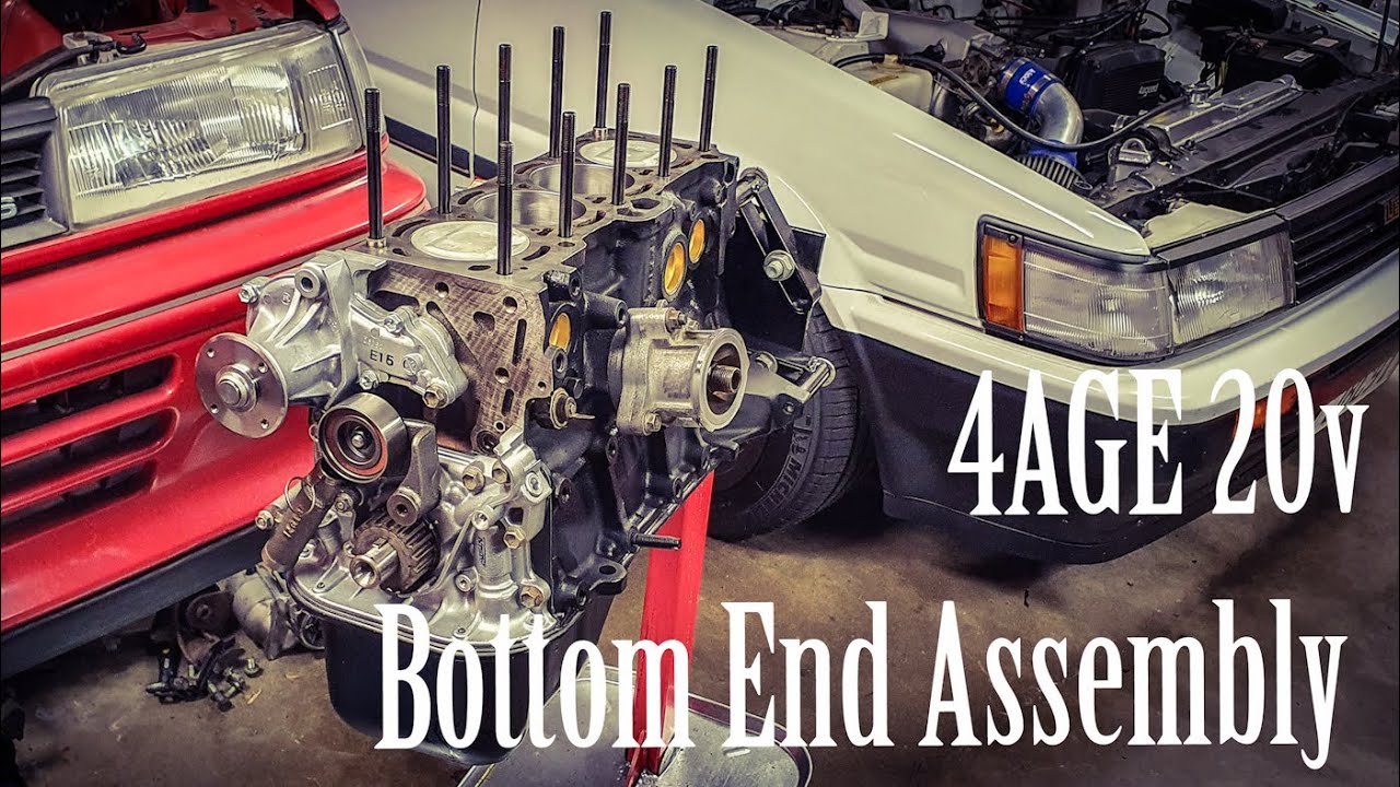 4AGE 20v bottom end assembly