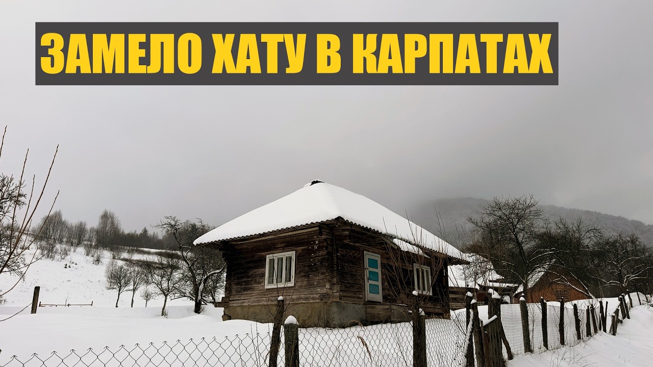 Сусіди пустили погрітися. В хаті -3 градуси! Справжня гірська зима