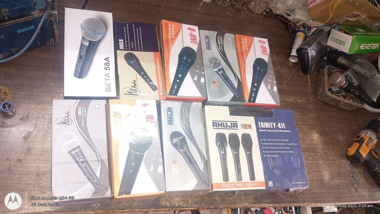 Vocal microphone 🎤 best quality.by JBL Dack Sentre 