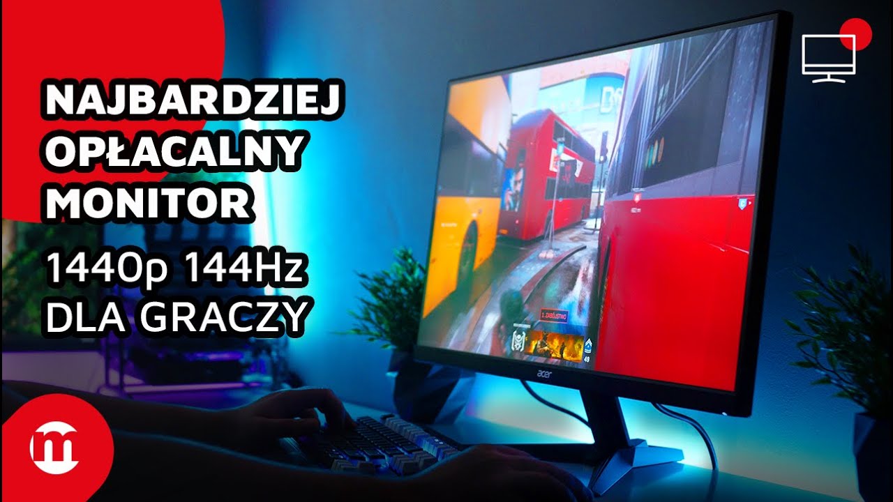 📺 Najbardziej OPŁACALNY monitor 1440p 144Hz dla graczy? | Acer Nitro VG270UP