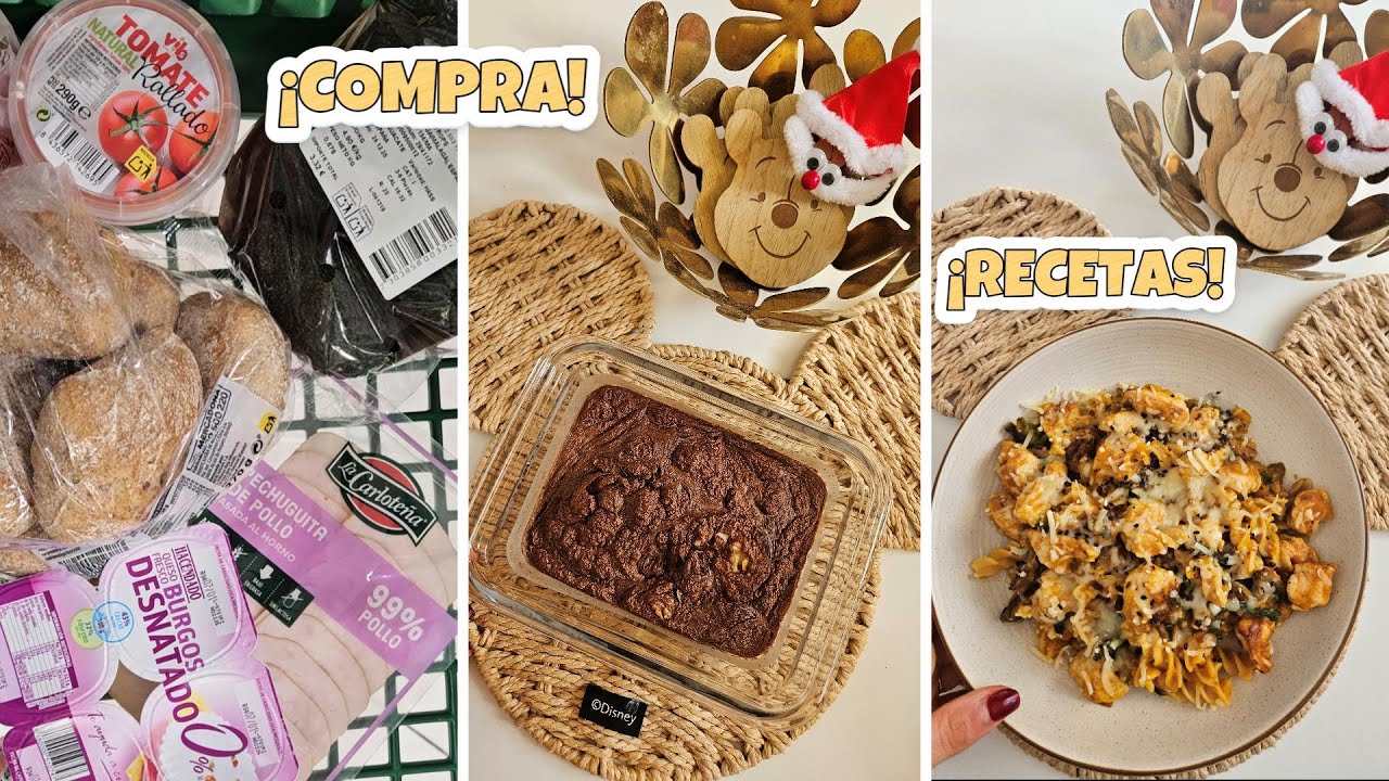 COMPRA y TOUR MERCADONA en Navidad🛒🎄Recetas rápidas y rutina saludable🍽️🔝