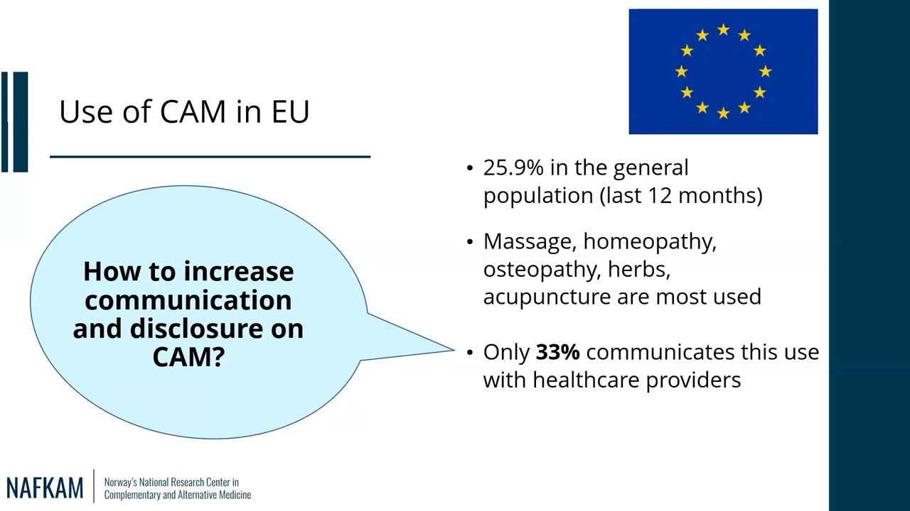 Dr Miek Jong, Norway's National Research Centre for Complementary and Alternative Medicine, NAFKAM