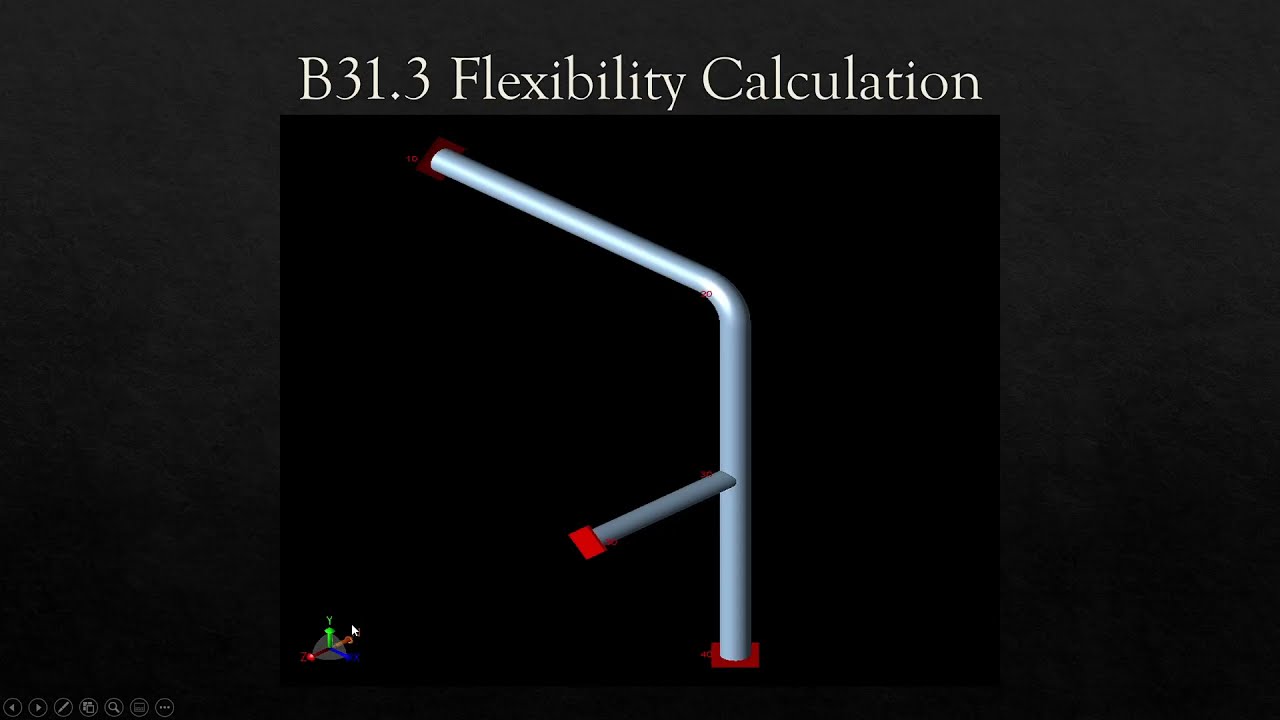 ASME B31.3 PIPING FLEXIBILITY CALCULATION & SUSTAIN STRESS CALCULATION