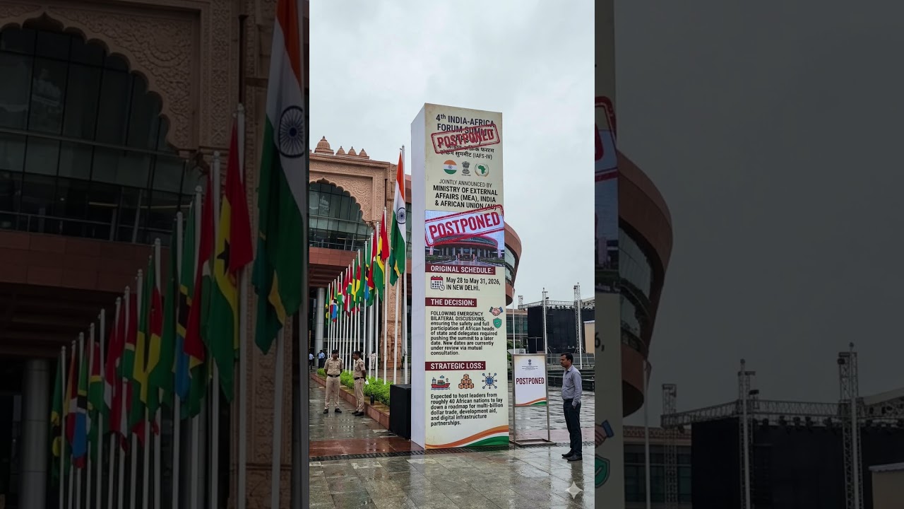 The 4th India-Africa Forum Summit (IAFS-IV) Postponed . #ebolavirus #indiagovt