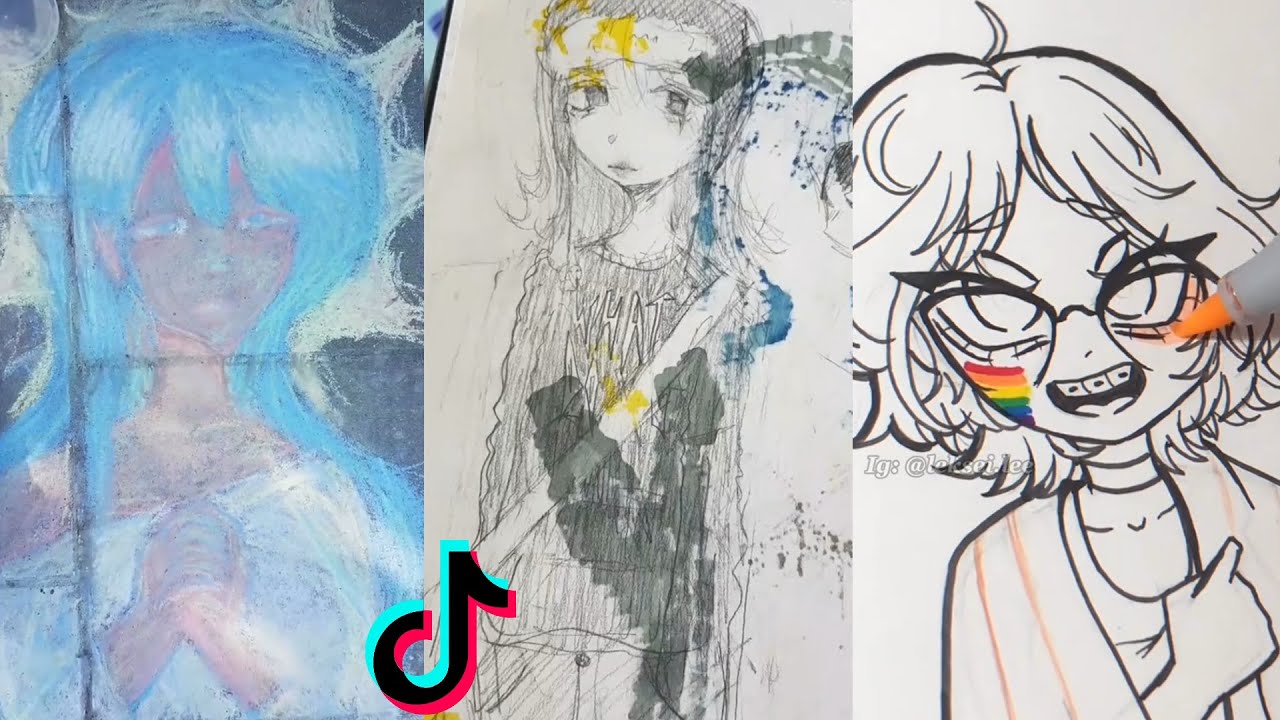 1 HOUR Of ALT Drawing ART - TikToks Compilation #1