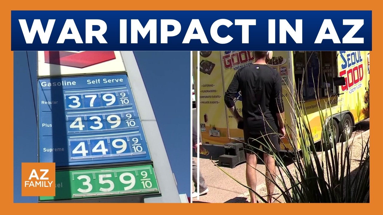 Gas prices rising in Arizona as Iran conflict rages on, could last weeks