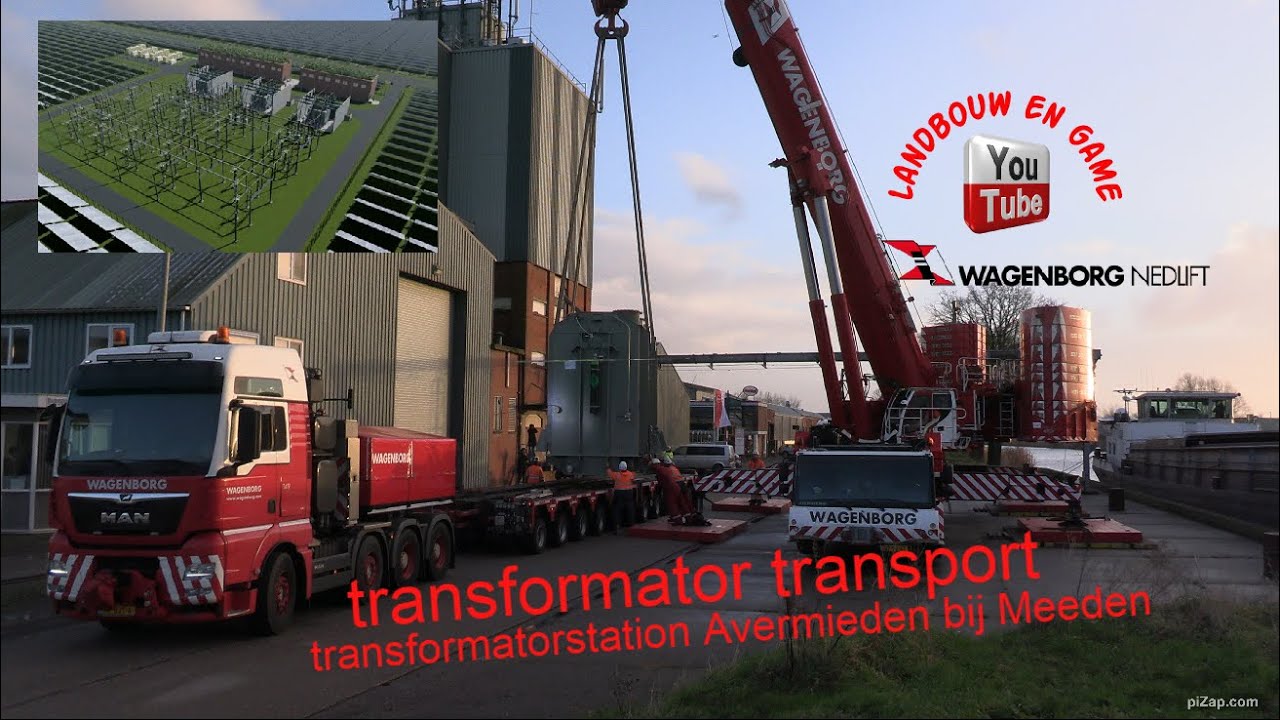 groot transport transformator wagenborg nedlift   voor GDS Avermieden – Eekerpolder #oostgroningen