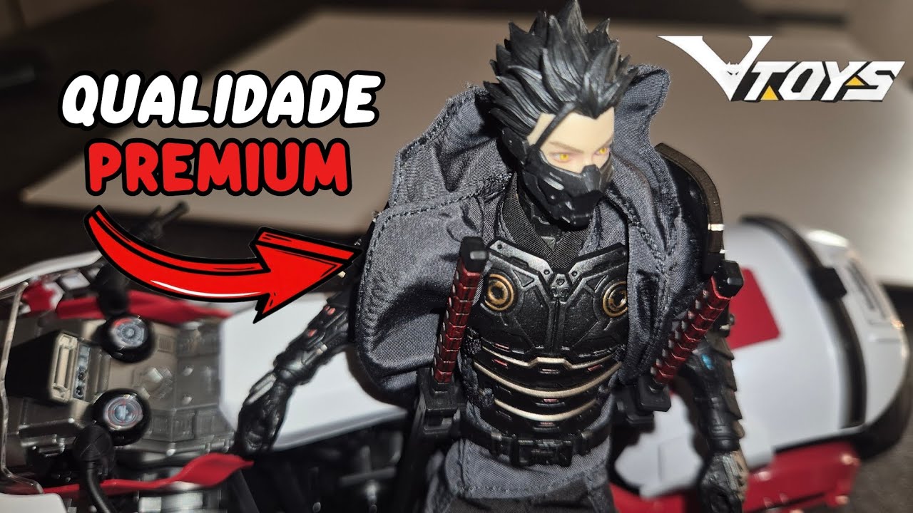O Action Figure MAIS INSANO de 2026!?  Cyber Samurai TAKI (VTOYS) Review