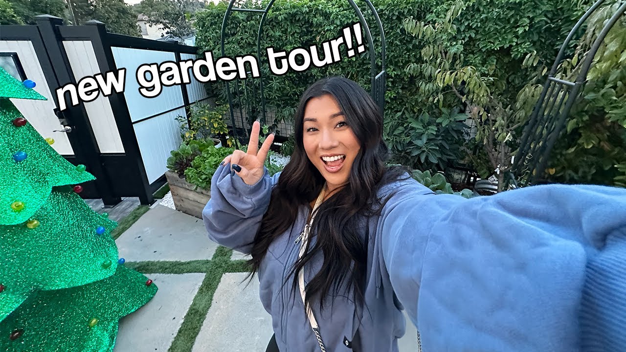 NEW GARDEN TOUR + easy lunch recipe!!