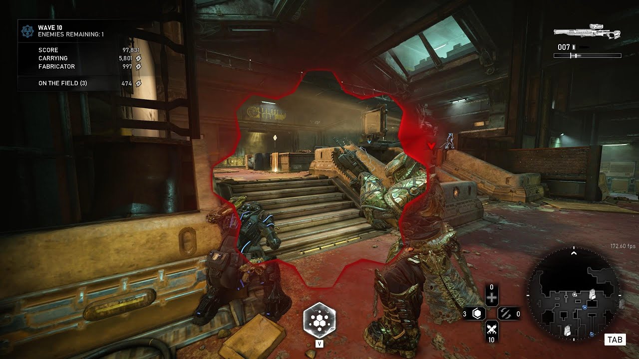 Gears 5: 3-Man Master Horde 1-50 - Reflect Heavies/Long Range Gambit - Command