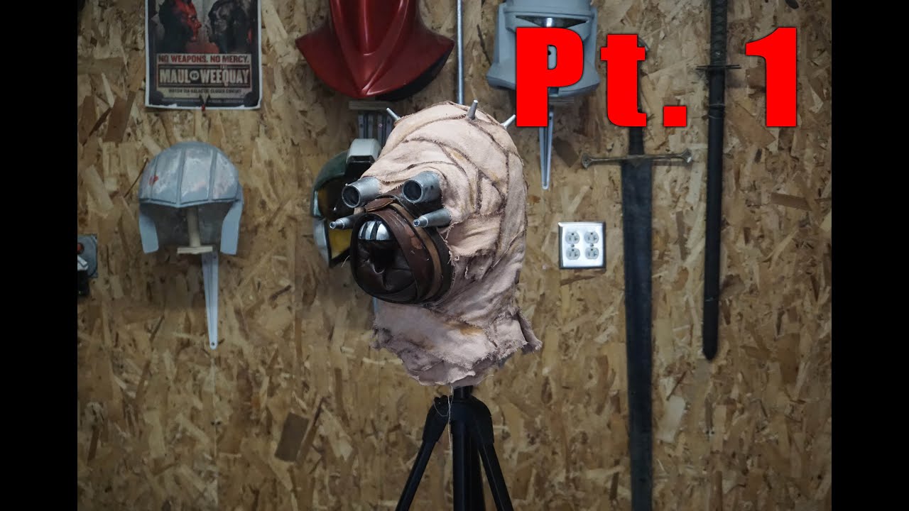 Tusken Raider Mask Build-Along Pt 1 – Face Plate & Hard Hat Attachment