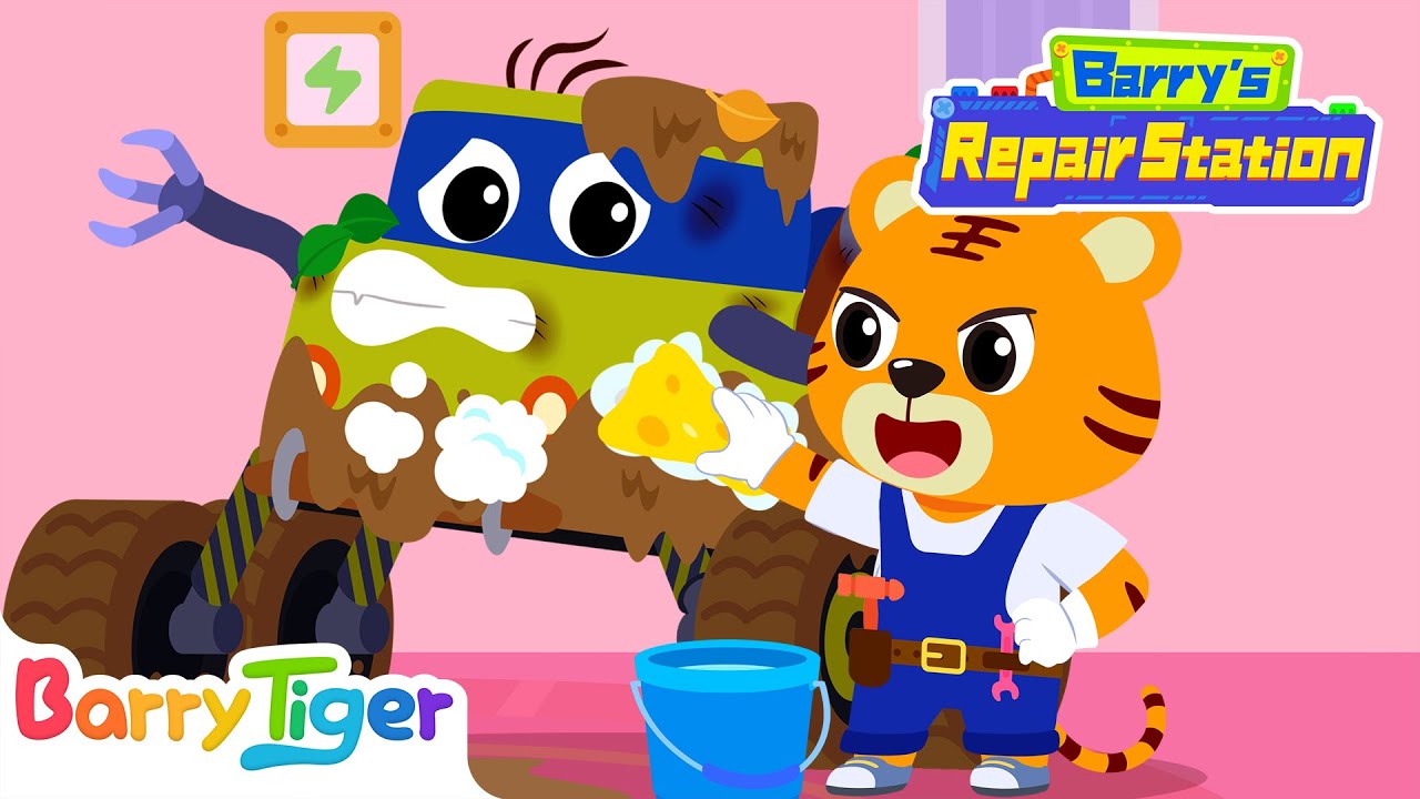 Let's go! Super Brave Car![NEW] | Car Hospital | BarryTiger Repair Station | Kids Cartoons