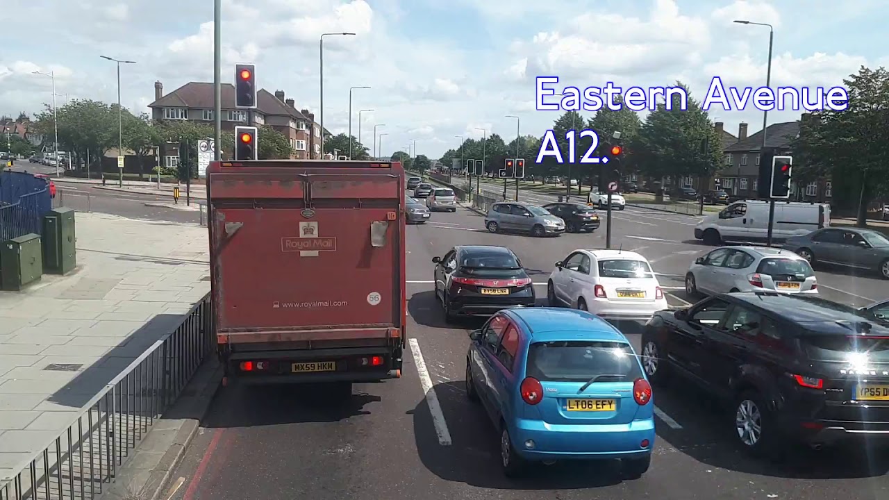 FULL ROUTE VISUAL | London Bus Route 66: Leytonstone Station– Romford Station | DW244 (LJ59ACX)