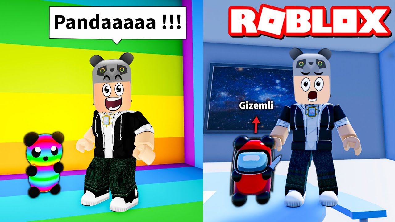 Kaybolan Pandaları Buluyorum!! - Panda ile Roblox Find The Pandas