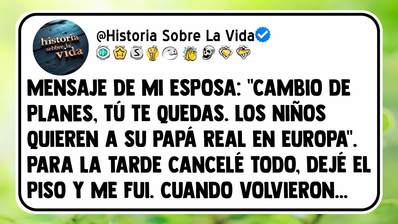 Mensaje de mi esposa: 