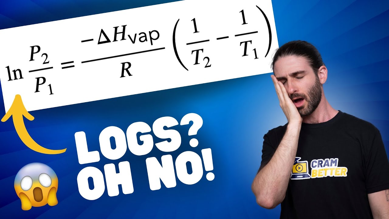 Clausius-Clapeyron Equation Explanation w/ Example — Chemistry 1