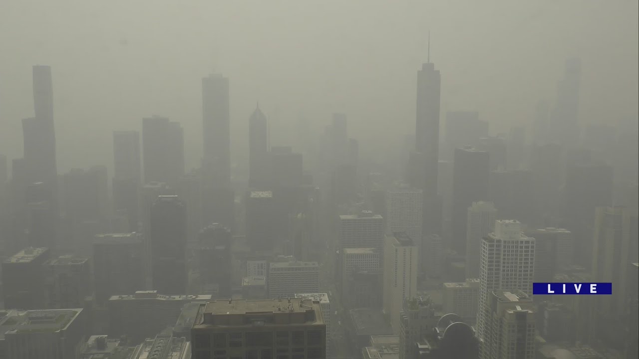Smoke from Canada prompts air quality warning for Chicago area