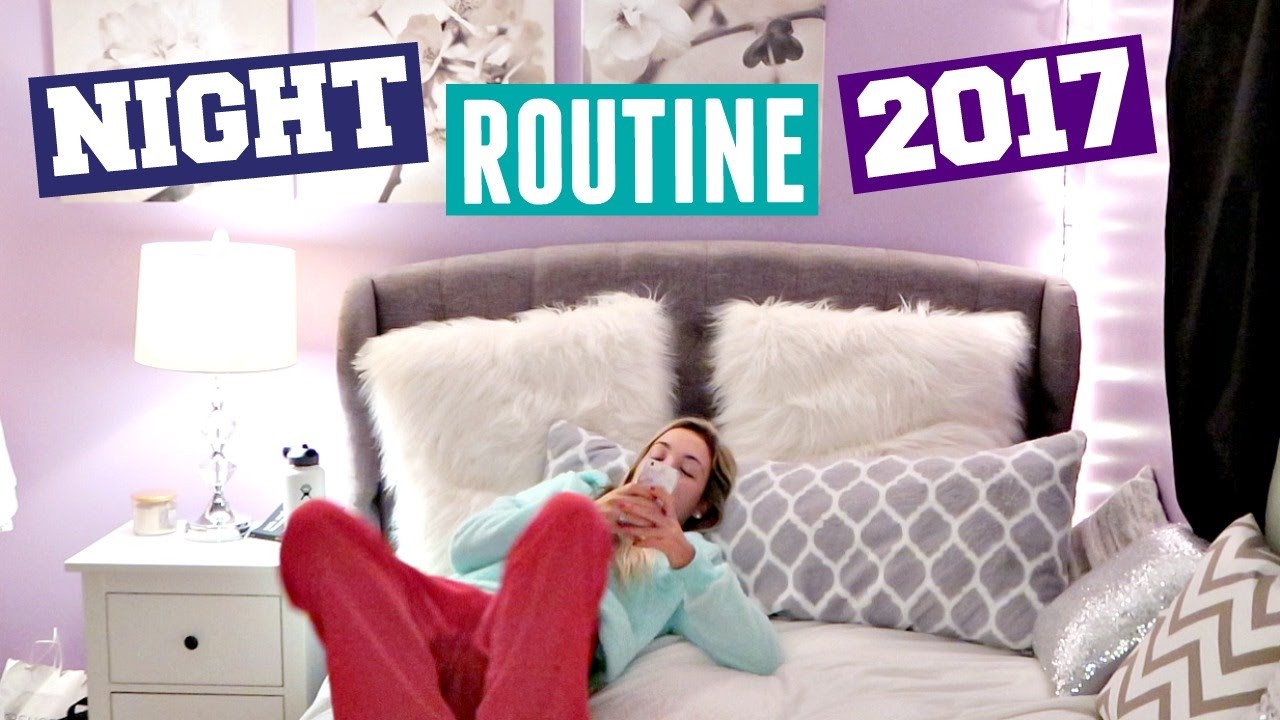 WINTER NIGHT ROUTINE 2017 | GET UNREADY WITH ME!