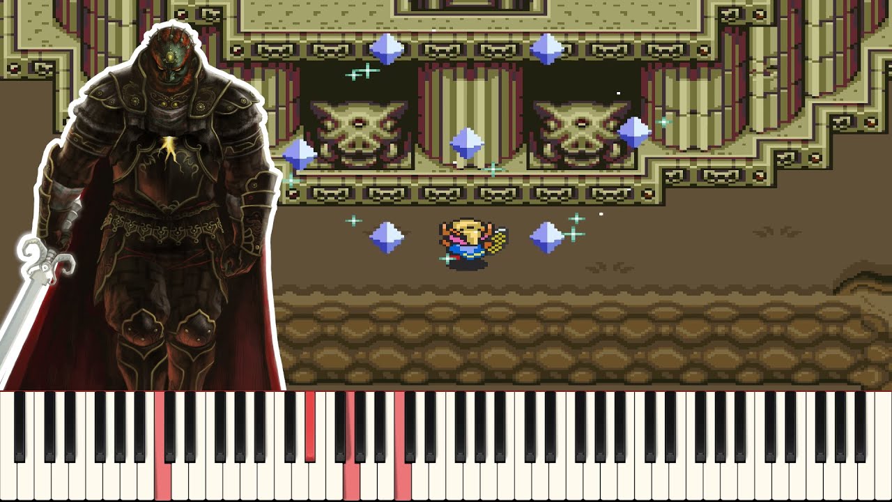 Black Mist / Death Mountain Theme - The Legend of Zelda: A Link to the Past OST - Piano - Midified