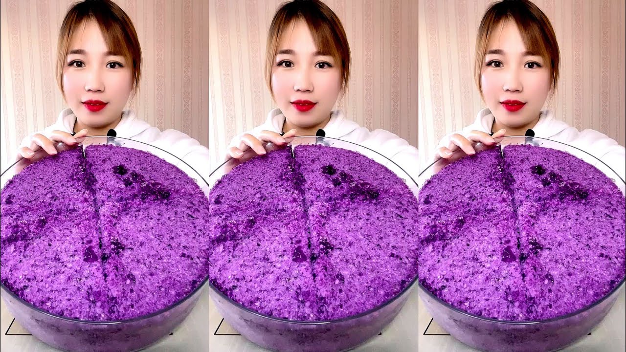 ASMR SHAVED ICE EATING. ICE EATING