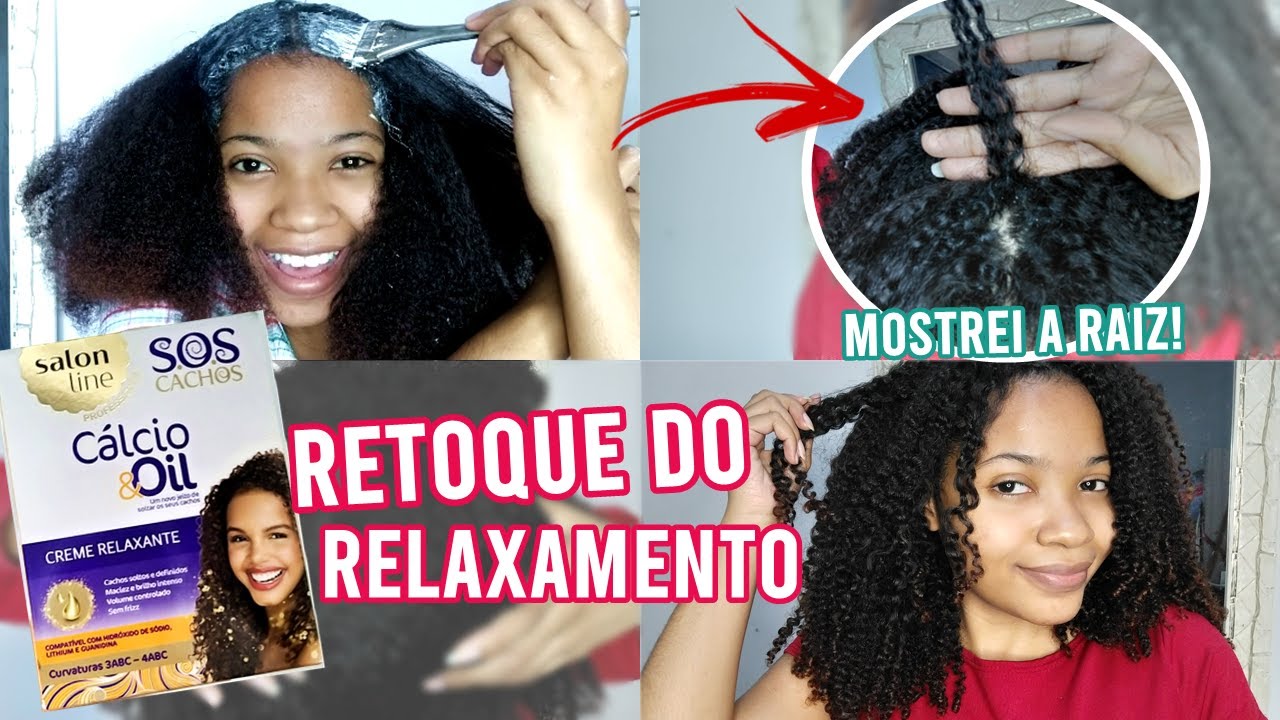 RETOQUE DO RELAXAMENTO Calcio & Oil DEPOIS DE 3 MESES - Mostrei a raiz!!! | Débora Alvim