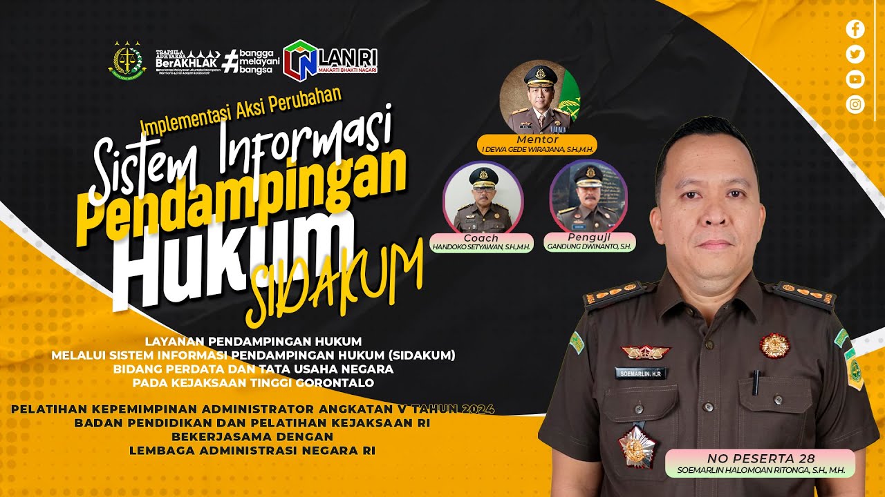 AKSI PERUBAHAN PKA V TAHUN 2024 | SIDAKUM KEJAKSAAN TINGGI GORONTALO