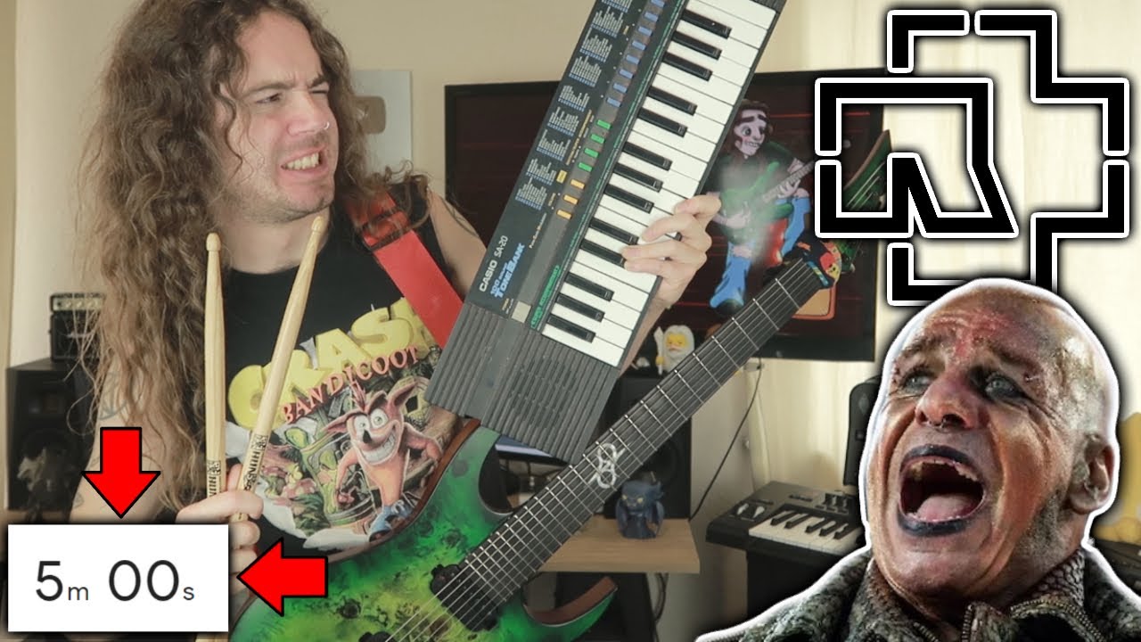 Making A RAMMSTEIN Song In 5 Minutes (Speedrun)